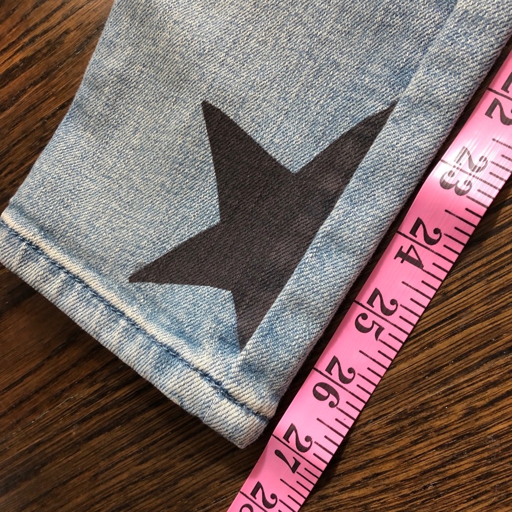 Stella McCartney Multi Color Star Print Jean Sz 25 - Picture 13 of 14